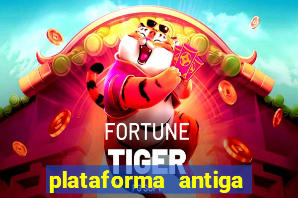 plataforma antiga de jogos